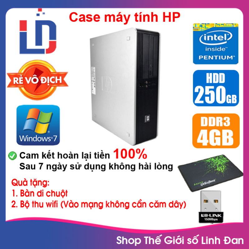 Bảng giá Case máy tính HP CPU Dual Core E5xxx / Fujitsu Core i5-2320 / Ram 4GB / HDD 250GB-500GB / SSD 120GB-240GB [QUÀ TẶNG: Bộ thu wifi, bàn di chuột] FUI52 - LLD Phong Vũ