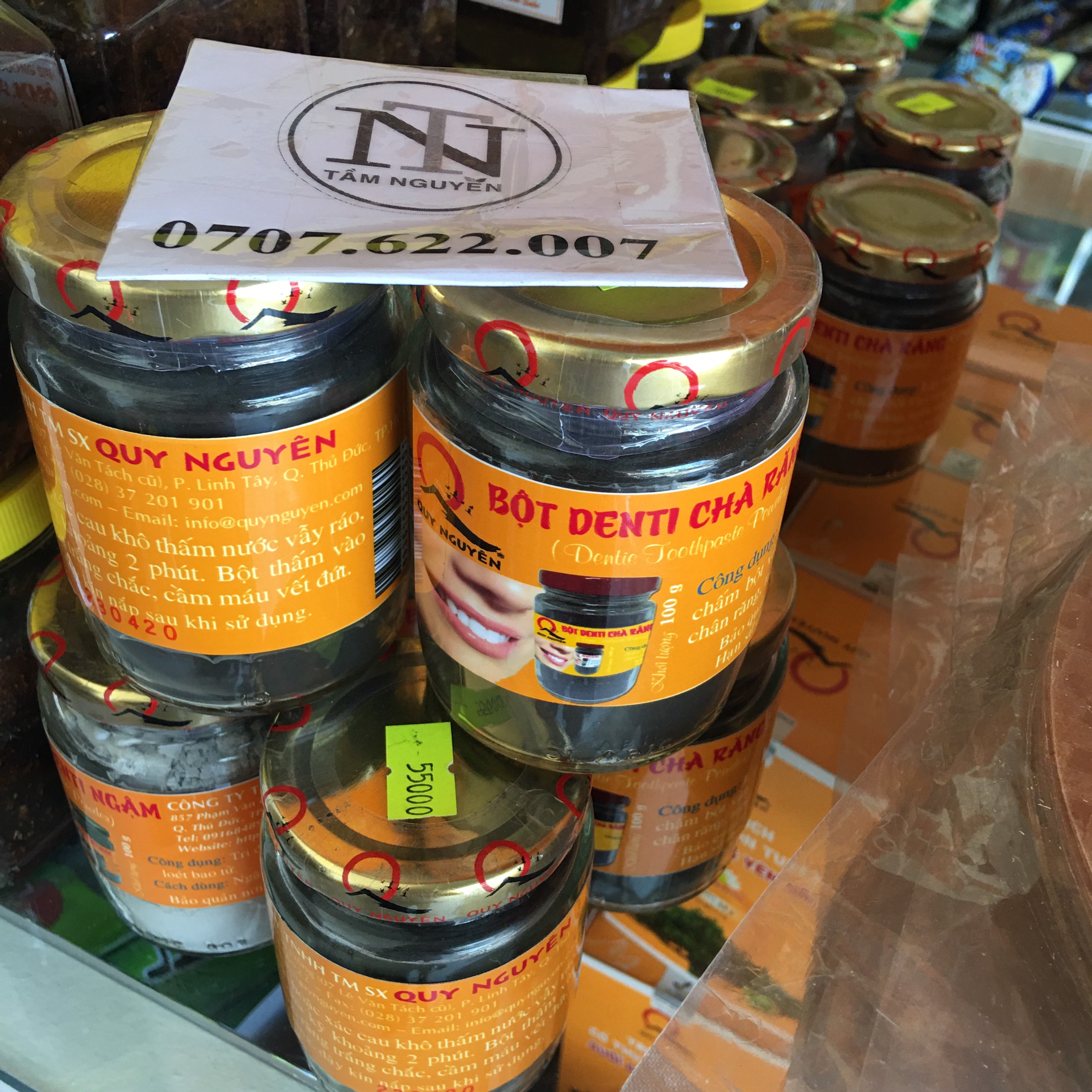 Bột Denti Chà Răng QUY NGUYÊN 100g