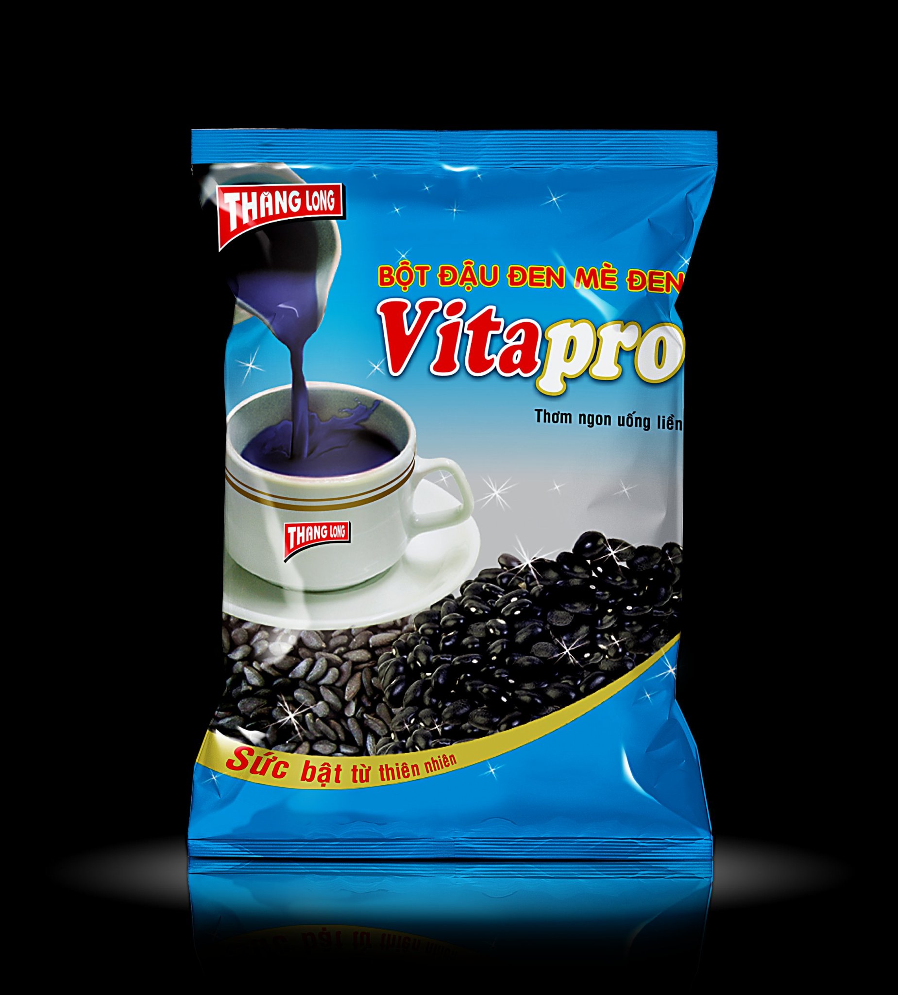 BỘT ĐẬU ĐEN MÈ ĐEN VITAPRO 400G - KHÔNG ĐƯỜNG