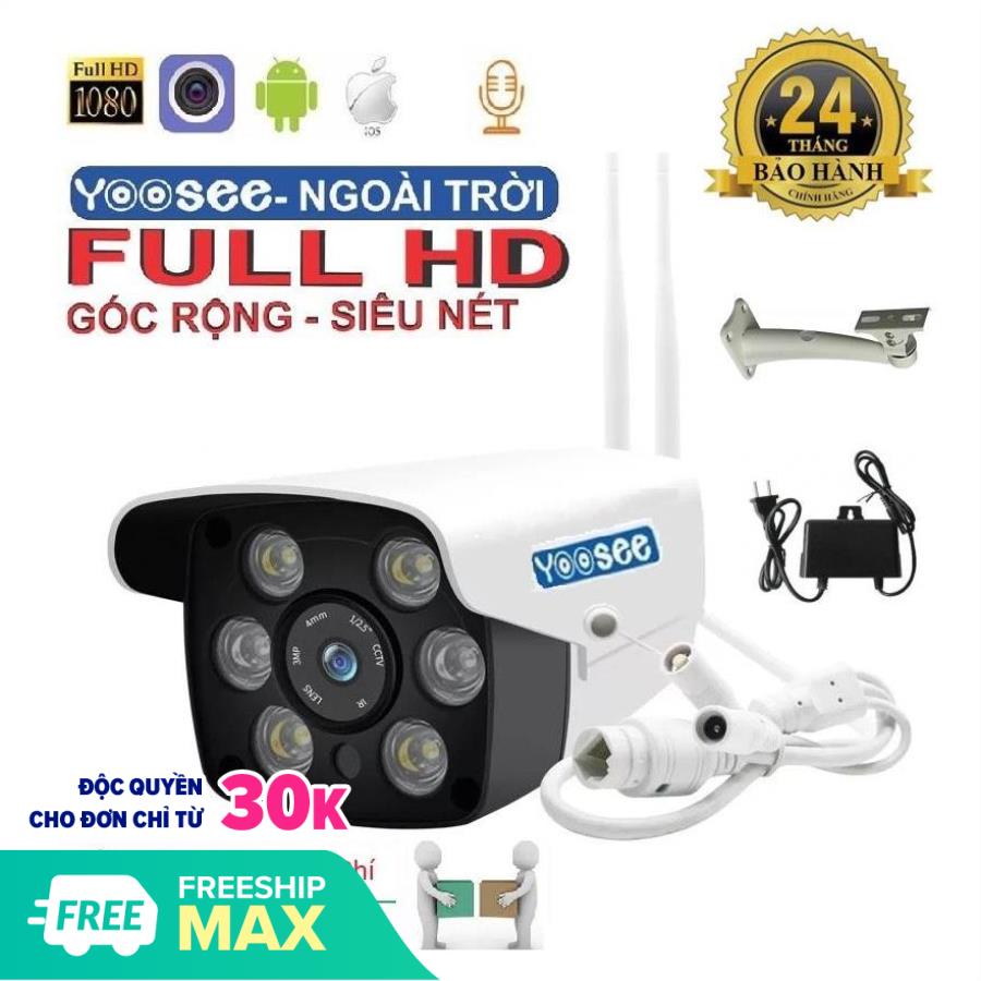 >> BÁO GIÁ (BẢO HÀNH 24 THÁNG, SALE 50%)CAMERA WIFI YOOSEE 2.0MP FULLHD 1920 X 1080,CAMERA WIFI KHÔNG DÂY HỖ TRỢ GHI ÂM, | Shopee Lazada Sendo Tiki mới nhất 44 (bảo hành 2 năm)Camera wifi zq26 , camera Yoosee Ngoài Trời - trong nhà Siêu Chống Nước ,camera không dây Xem đêm có màu , Camera WiFi Không Dây Hình ảnh siêu nét Full HD 1920 X 1080 , Ghi âm , chống phản ánh sáng