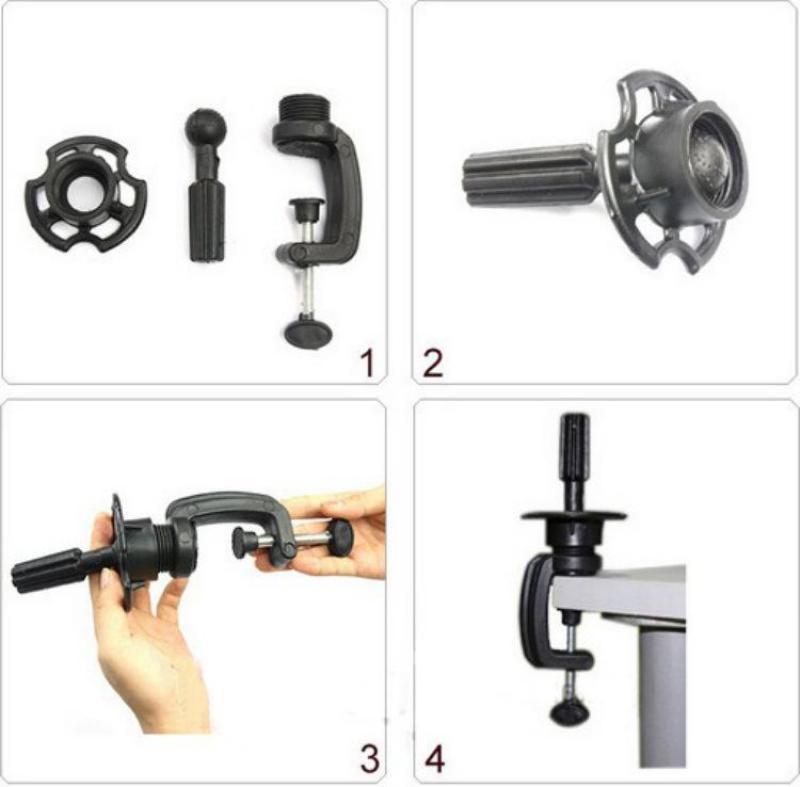 Trục kẹp, giá đỡ đầu canh học cắt tóc, bới tóc cô dâu