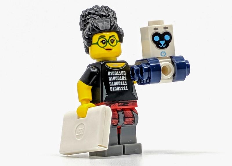 Lego Minifigure Series 19 - 5 - Nữ lập trình