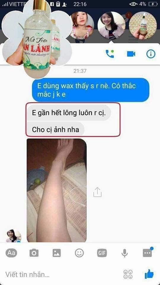 Combo triệt lông từ wax lông và mỡ trăn An Lành (tặng kèm giấy)