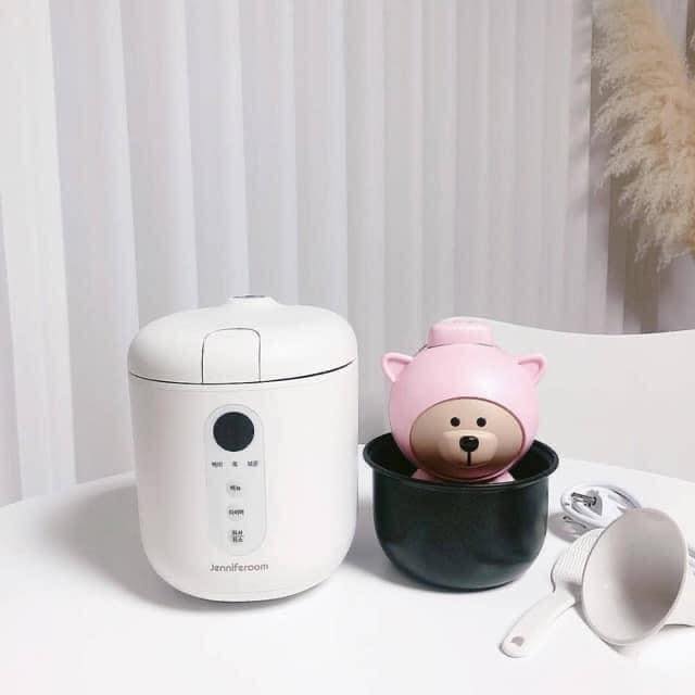 NỒI CƠM ĐIỆN ĐA NĂNG MINI - JENNIFEROOM MACARON HÀN QUỐC (BẢO HÀNH 24 THÁNG)