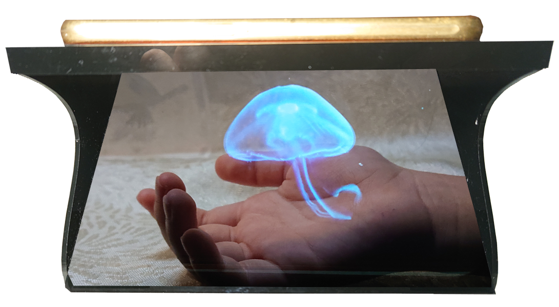 [HCM]Máy Chiếu 3D Hologram 180 độ dành cho điện thoại Sam Sung