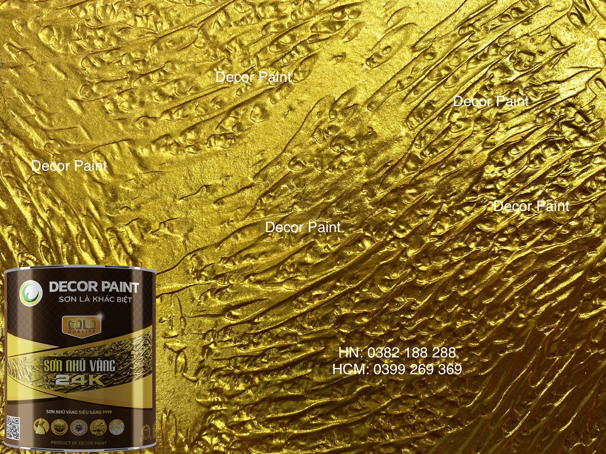 Sơn nhũ vàng 24K Decor Paint