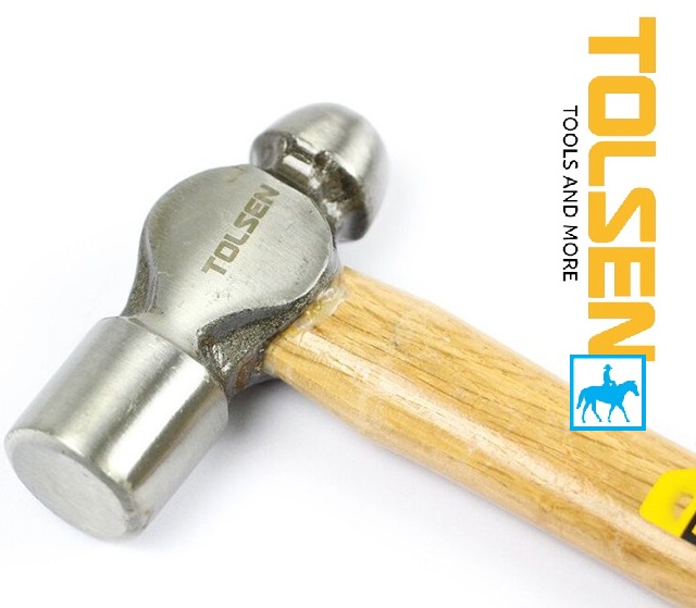 [HCM]Búa Đầu Tròn Đầu Bi Cán Gỗ TOLSEN 25142