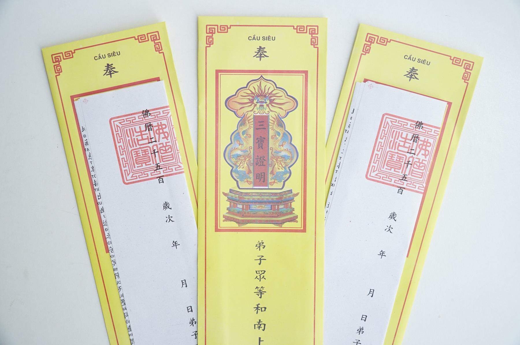 Tờ Sớ Cầu Siêu Tiếng Nôm & Tiếng Việt