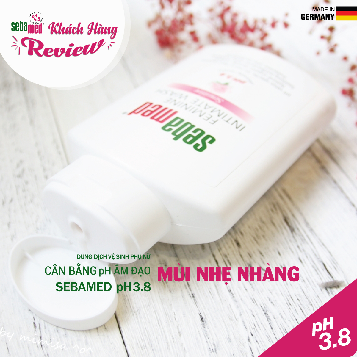 Dung dịch vệ sinh phụ nữ Sebamed 200ML [Nhập Khẩu Chính Hãng]