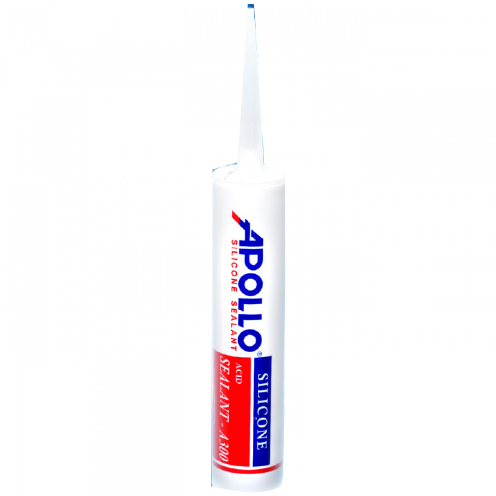 Keo Silicone APOLLO A300 chuyên dán kính, gương soi, dán kính hồ cá, bịt mái tôn,chống dột