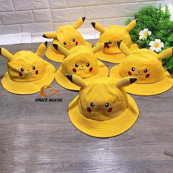 [HCM]NÓN PIKACHU CHO BÉ MŨ TAI BÈO MARUKO CHỐNG NẮNG