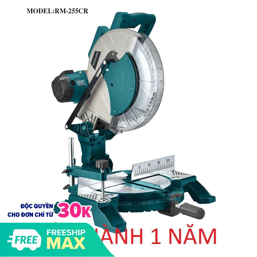 Máy cắt nhôm 1750w romano 6000r/phút - dây đồng