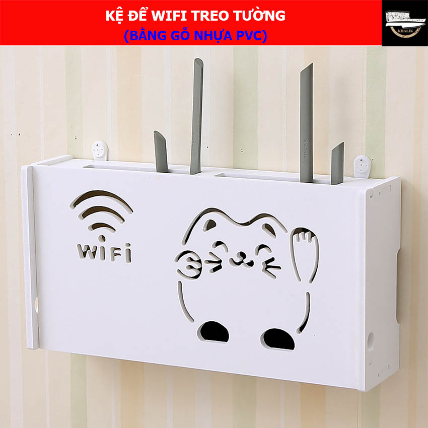 Kệ wifi hộp đựng wifi treo tường thông minh (đủ mẫu)