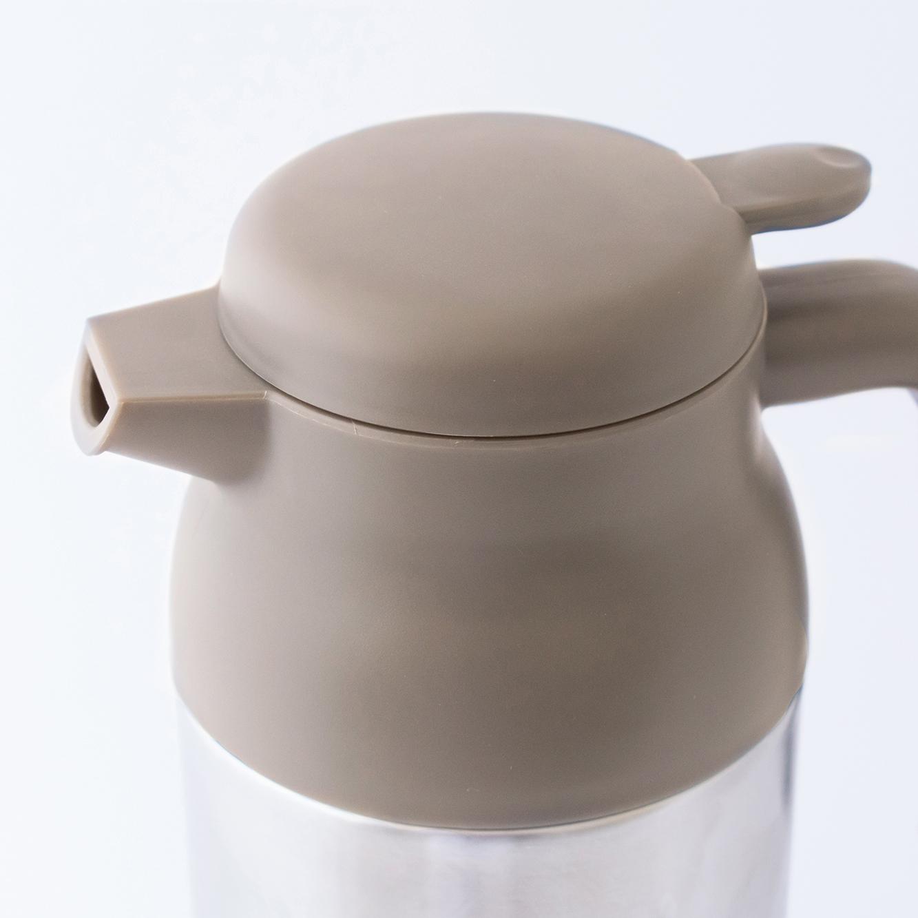 [HCM]Bình giữ nhiệt có vòi rót phễu lượt Zebra 112932 800ml (Xám Bạc)