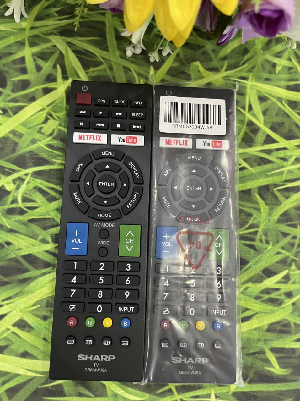 REMOTE  TIVI SHARP( HÀNG ZIN)