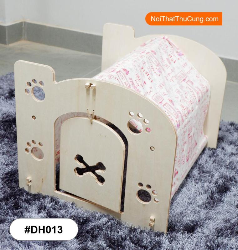 Lều Gỗ Cực Kì Dễ Thương Cho Chó DH013