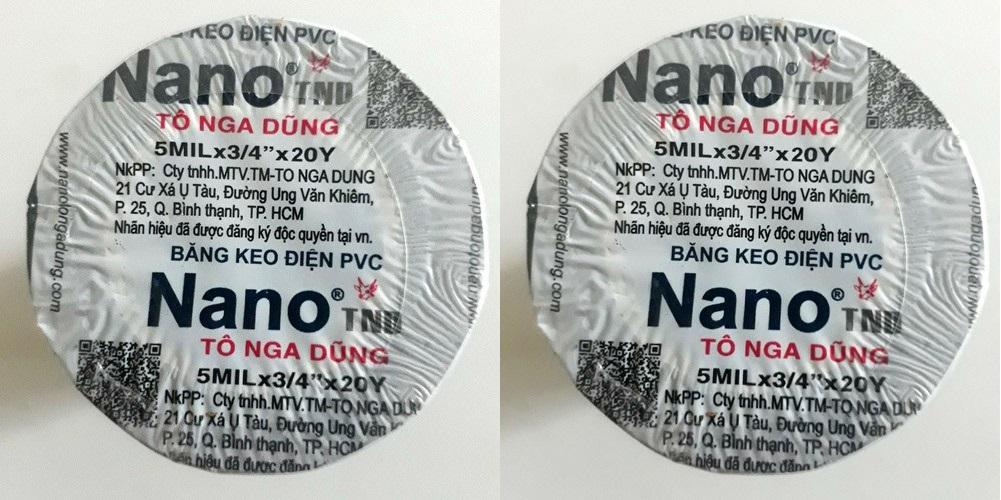 2 cuộn băng keo điện pvc 10y nano