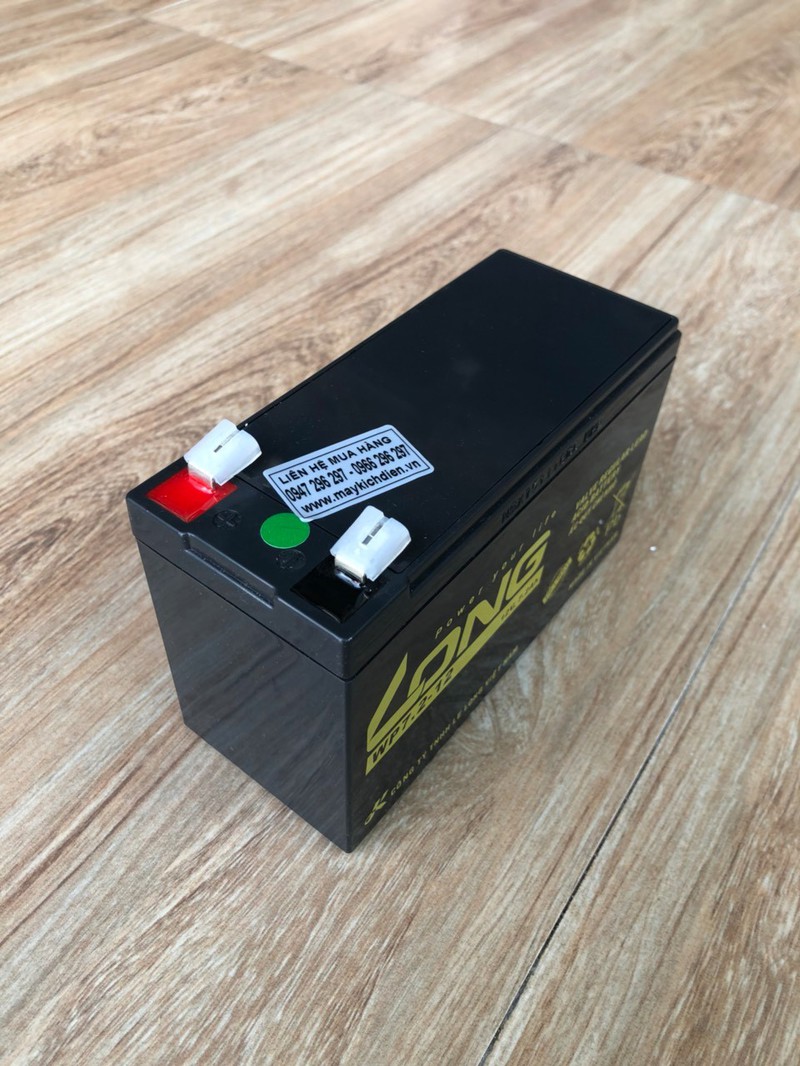 [HCM]Bình ắc quy Long 12V - 7.2A