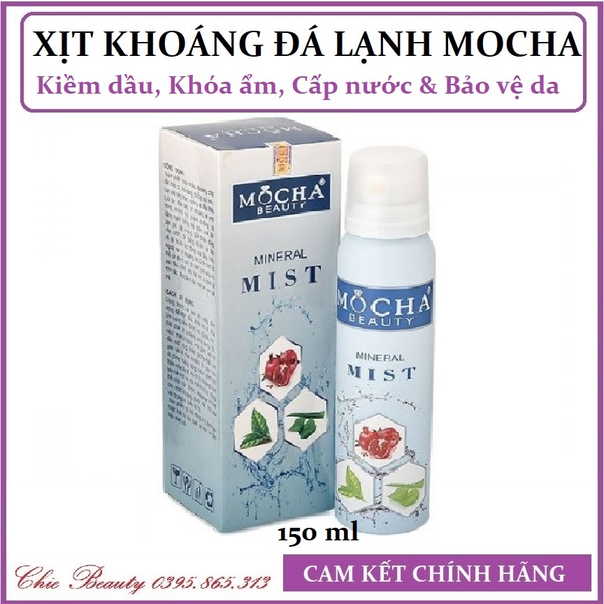 XỊT KHOÁNG ĐÁ LẠNH MOCHA - Hàng chính hãng