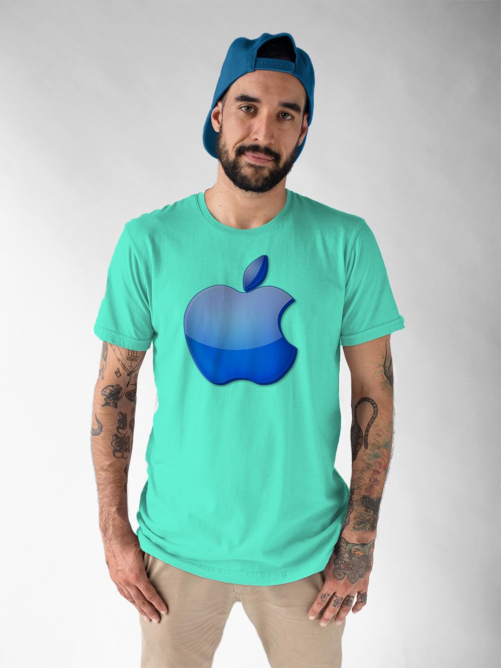 Áo thun Unisex in hình Apple phong cách 2007