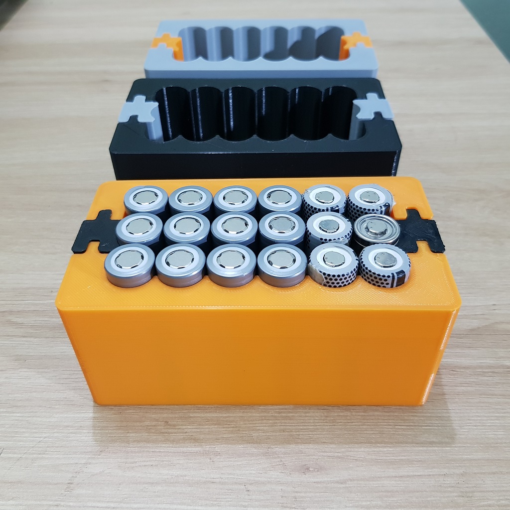 [DIY] Khuôn Hàn Cell Pin 18650, Tháo Lắp Mở Mộng 6 Cell 3 Hàng