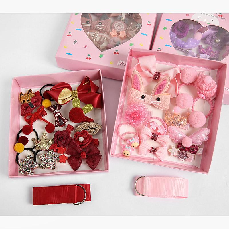 Hộp kẹp tóc 18 chi tiết cho bé gái