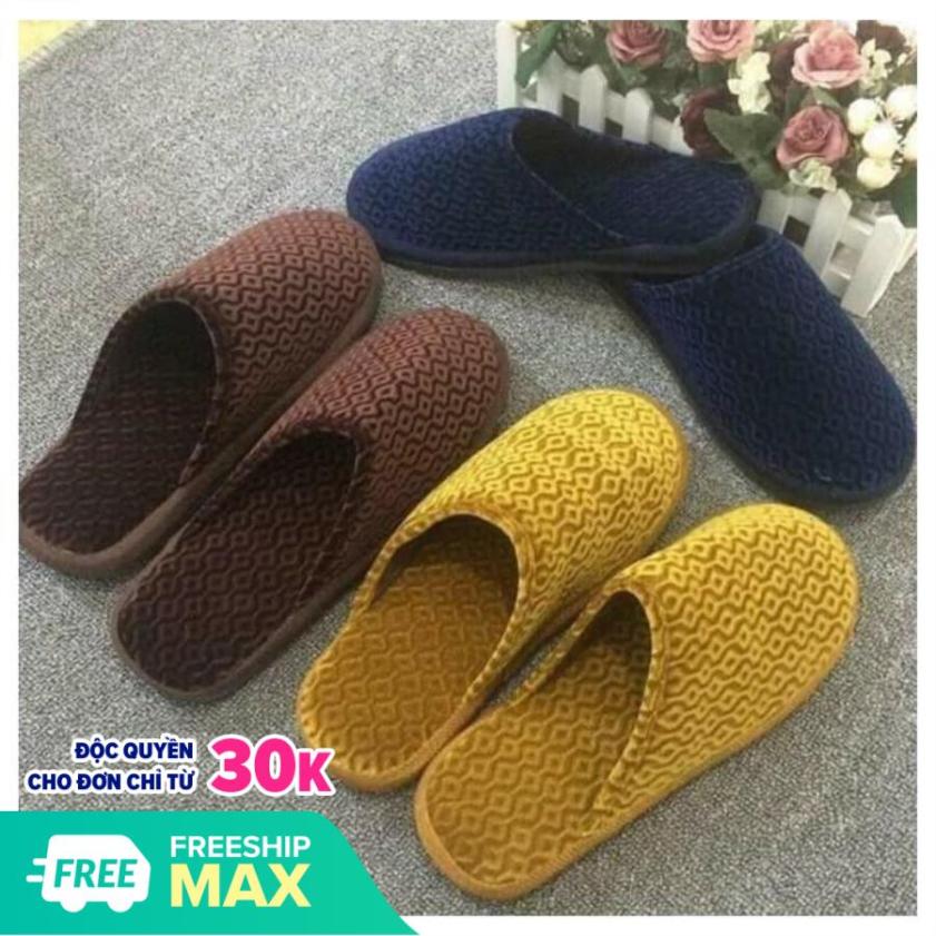 Combo 03 đôi dép bông đi trong nhà mùa đông giá rẻ