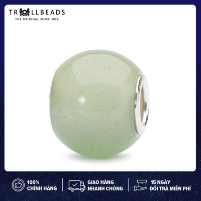 TROLLBEADS Đá Quý Tự Nhiên Round Aventurine