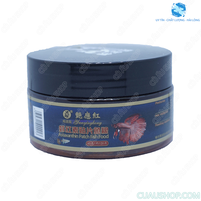 Astaxanthin & Spirulina Patch - Thức Ăn Viên Dán Dinh Dưỡng Cho Cá