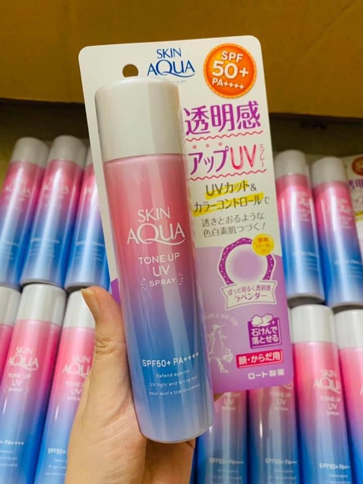 Xịt chống nắng Skin Aqua Nhật Bản