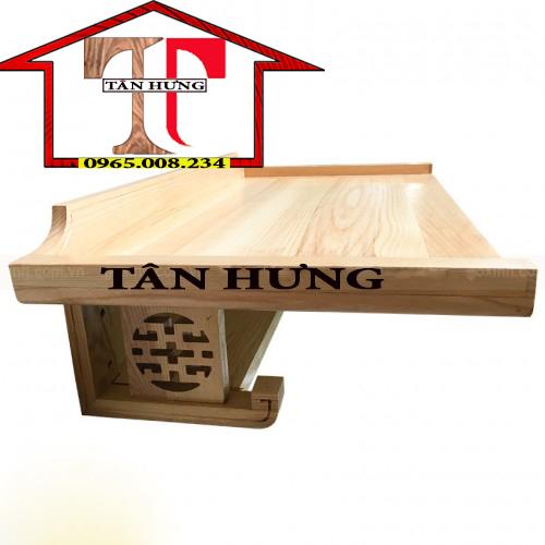 bàn thờ treo gỗ sồi kích thước 48x89 cm