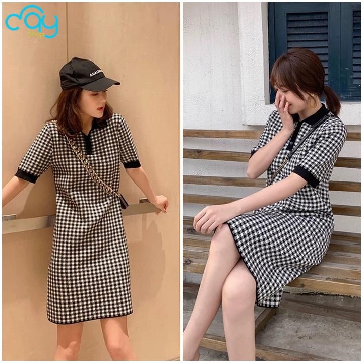 Đầm caro suông xinh xắn đủ size 30 đến 72kg - 13