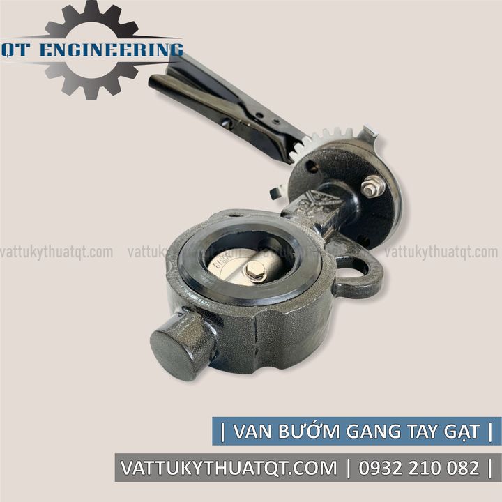 Van Bướm Gang Tay Gạt (SAMWOO KOREA-10K) - Phi 60mm - VATTUKYTHUATQT.COM