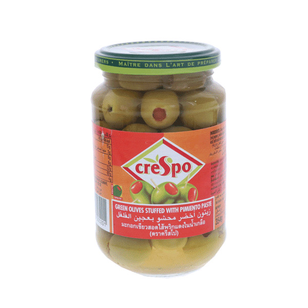 [HCM]CRESPO GREENOLIVE STUFFED PIMIENTO PASTE 370ML
