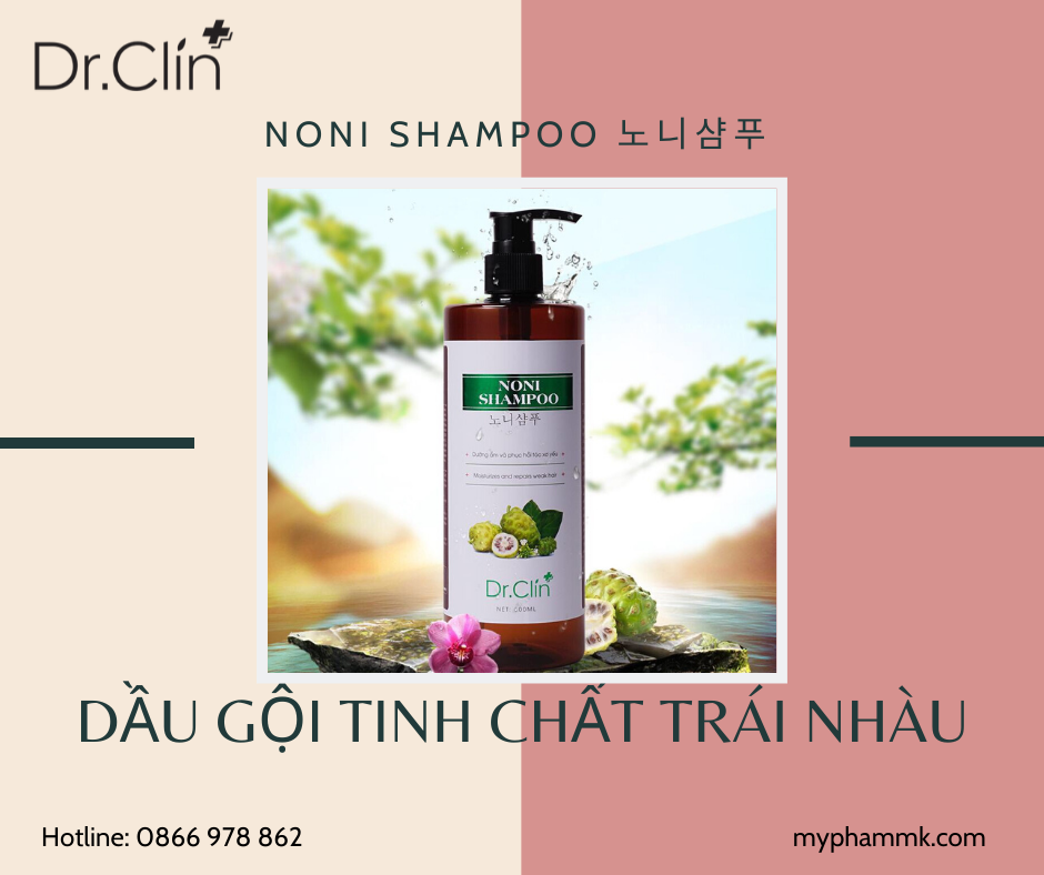 [HCM]Dầu Gội Tinh Chất Trái Nhàu Noni Shampoo 노니샴푸 (3 in 1)