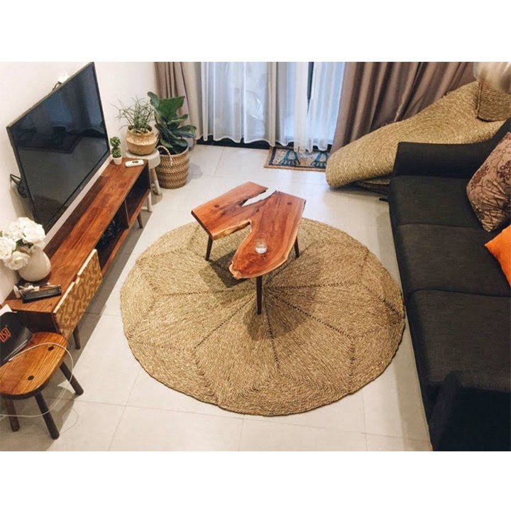 Thảm cói múi đặc 2m