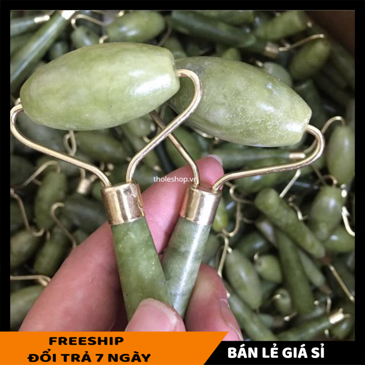 Con lăn cẩm thạch 1 đầu lăn - Con lăn massage mặt bằng đá cẩm thạch - Con lăn massage mặt đá cẩm thạch - Con lăn massge da mặt