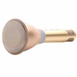 Micro karaoke Bluetooth có loa K- 068 3 in 1 (Vàng)  