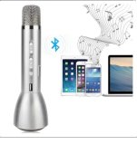 Micro kèm Loa 3 trong 1 kết nối Bluetooth - K088 (Bạc)