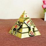 Mô hình kim tự tháp Ai Cập cao 9.3 cm (màu vàng rêu)