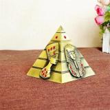 Mô hình kim tự tháp Ai Cập cao 9.3 cm (màu vàng rêu)