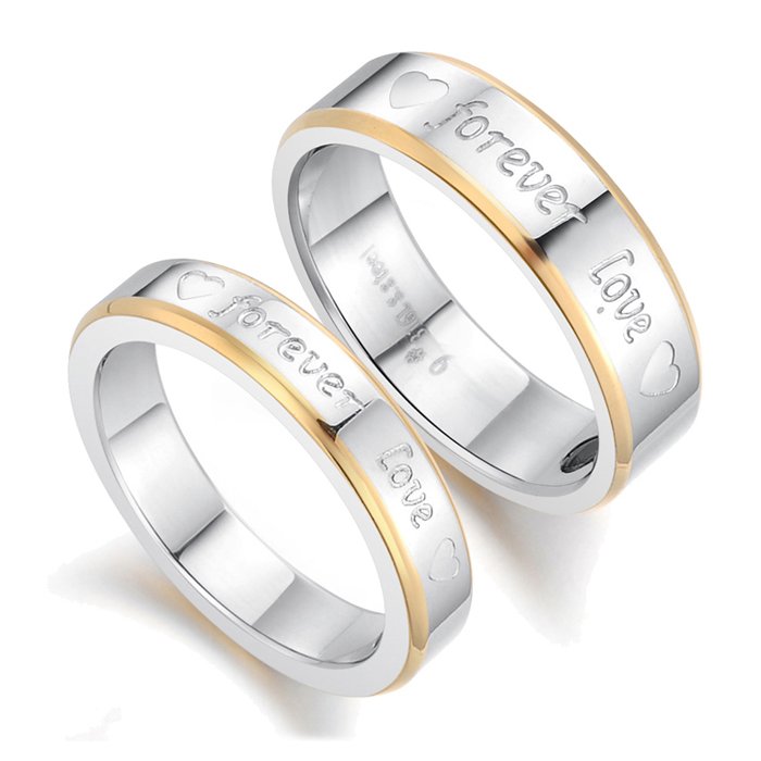 Nhẫn cặp forever love n234
