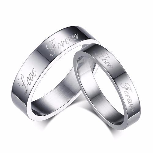 [HCM]Nhẫn cặp Love Forever N238 (Màu bạc)