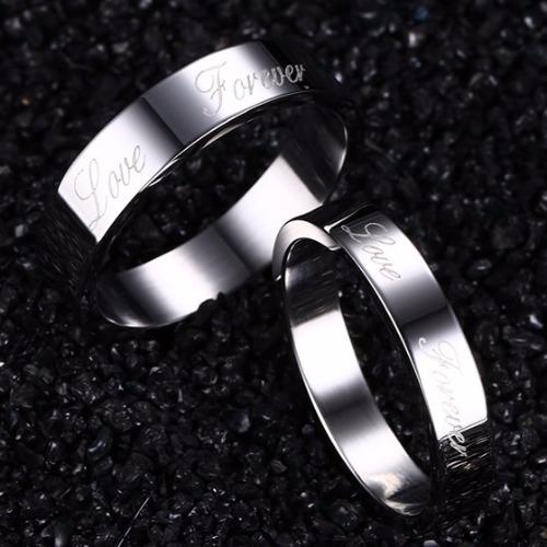 [HCM]Nhẫn cặp Love Forever N238 (Màu bạc)