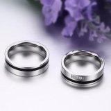 Nhẫn cặp tình nhân N236 (Đen)