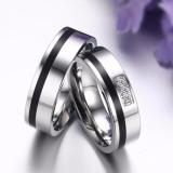 Nhẫn cặp tình nhân N236 (Đen)