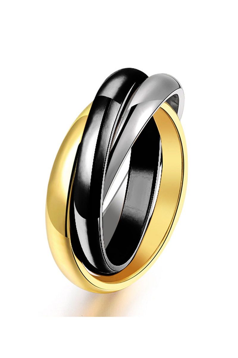 Nhẫn inox nữ 3 vòng n08-c