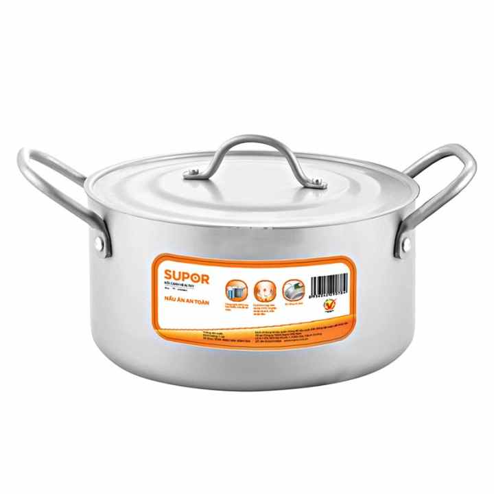 Nồi canh Supor Healthy - HT08008-1 phi 18cm (bạc)