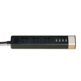 Ổ cắm điện thông minh Remax RUS2 4 USB (Đen)