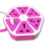[HCM]Ổ Cắm ĐiệnTrái Cam 5 Lỗ Cắm 3 Chấu 2 Cổng USB